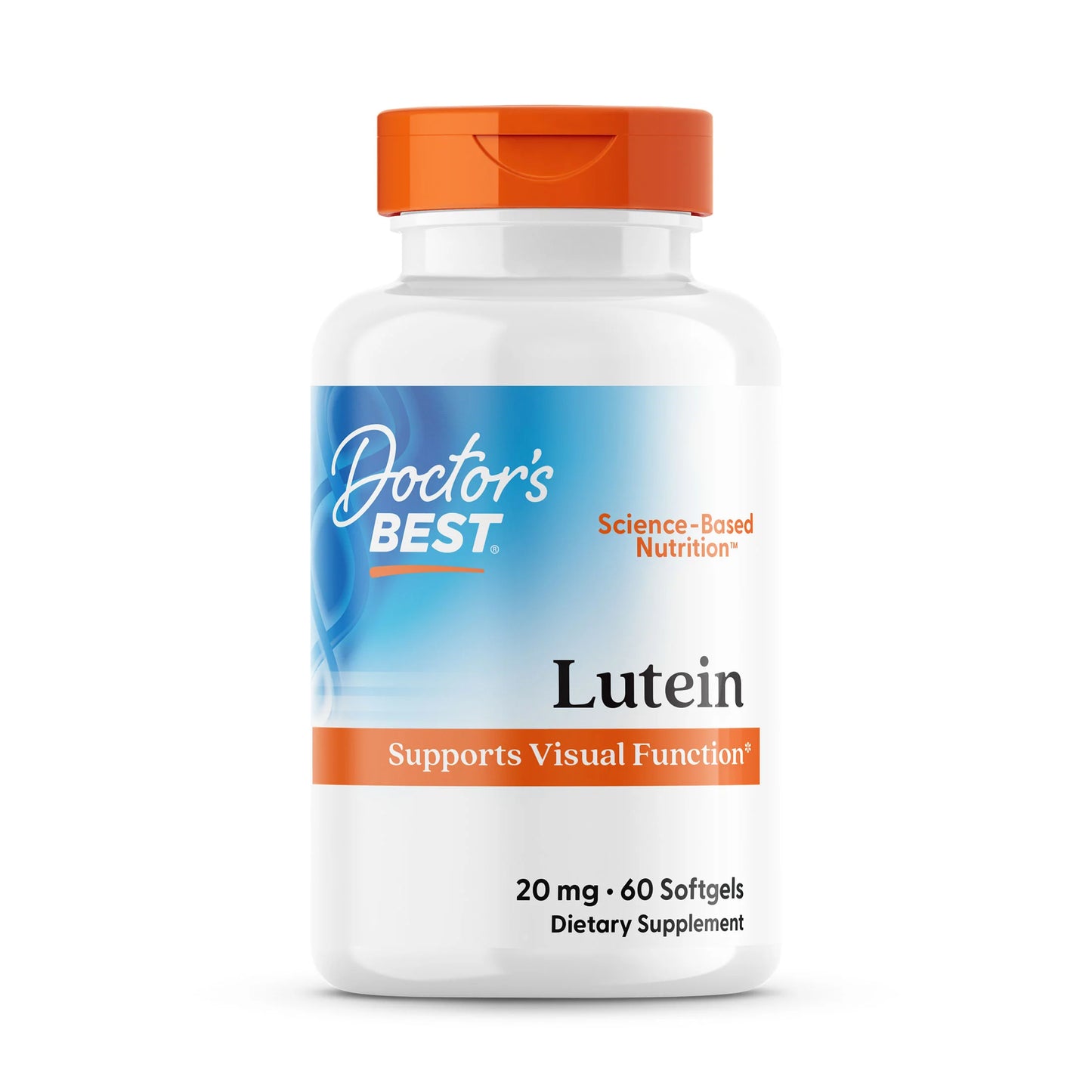 Doctor's Best Lutein 20mg & Zea 1mg 60 Softgels