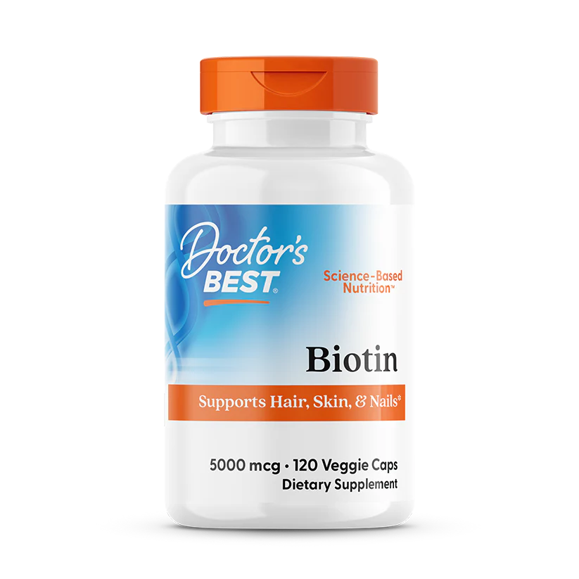 Doctor's Best Biotin (5,000mcg) 120vc