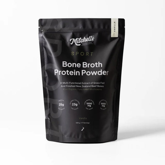 Mitchell's Sport Bone Broth Protein Vanilla 500gm