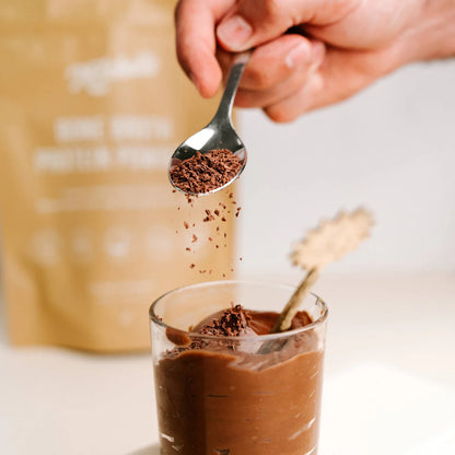 Mitchell's Bone Broth Protein Powder Salted Caramel Single Serve 30g