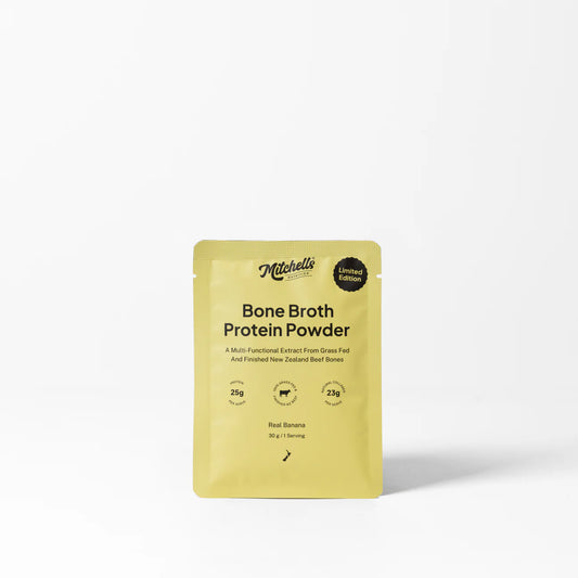 Mitchell's Bone Broth Protein Sample  - Real Banana 30g* Single