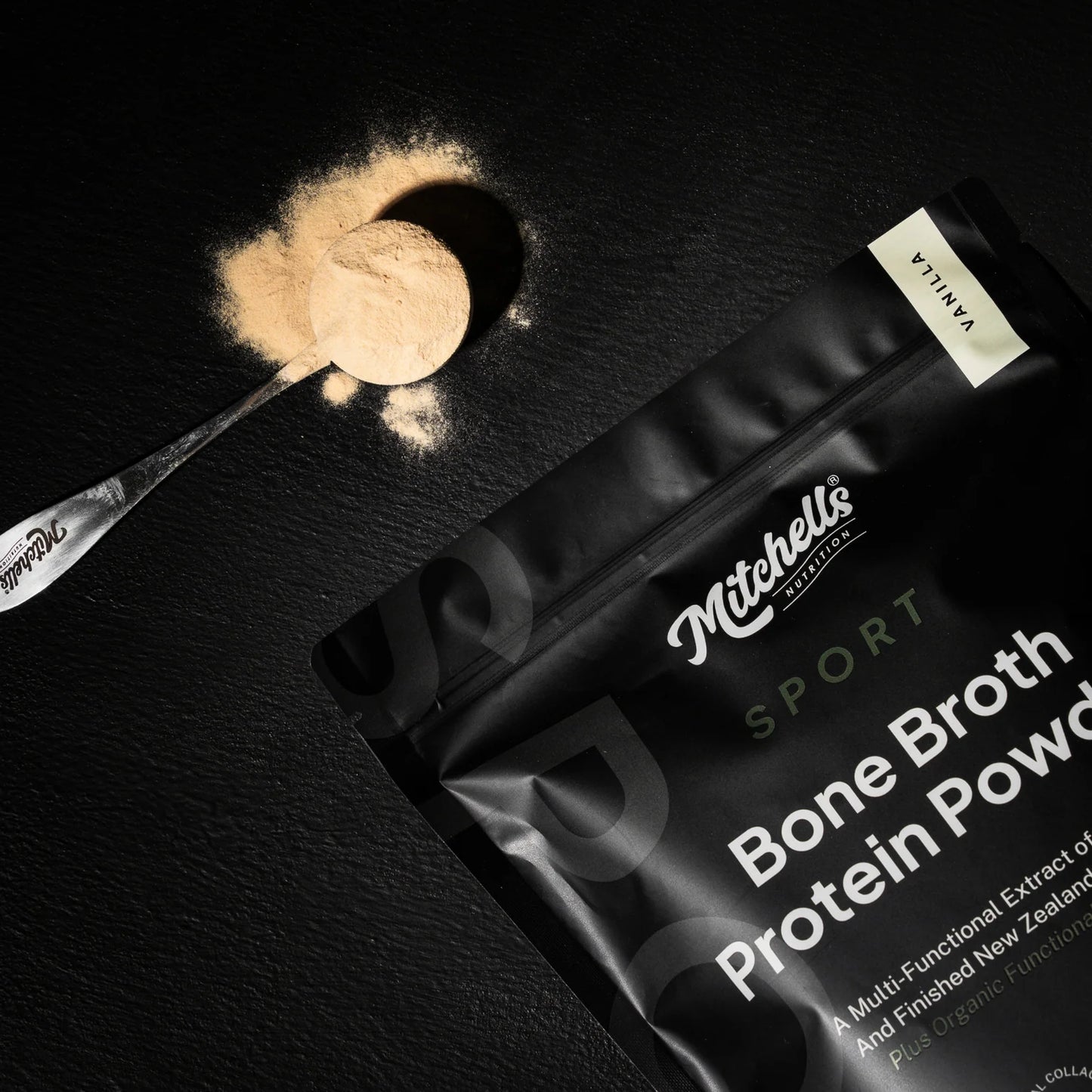 Mitchell's Sport Bone Broth Protein Powder Vanilla, 30g