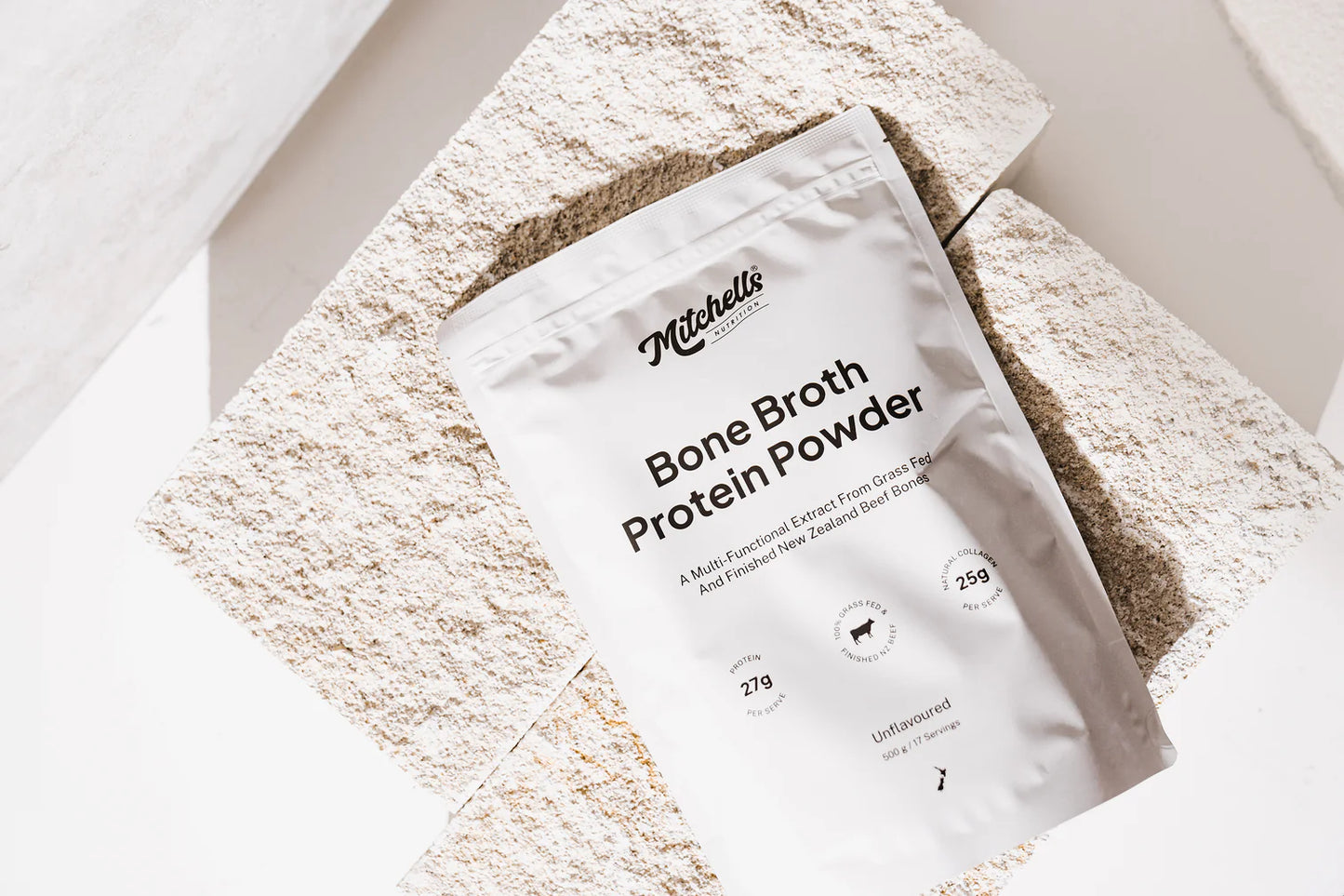 Mitchell's  Broth Protein Powder Unflavoured 500gm