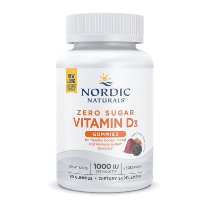 Nordic Zero Sugar Vitamin D3 Gummies 60 gummies