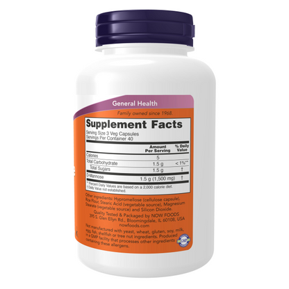 NOW D-Mannose, 500 mg 120 VC