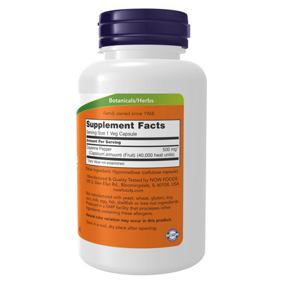 NOW Cayenne 500mg 100vc
