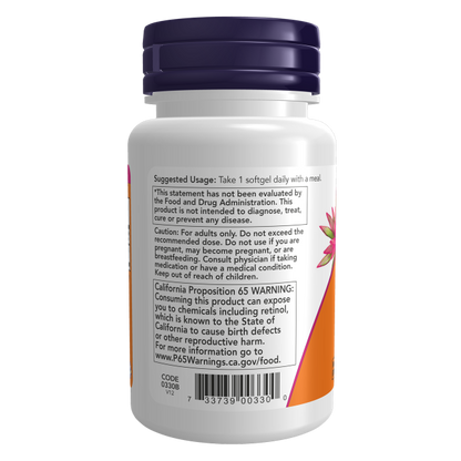 NOW Vitamin A 10,000 IU, 100SG