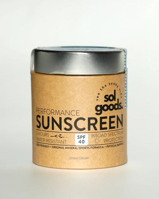 Sol Goods Performance Sunscreen SPF40 100ml pot