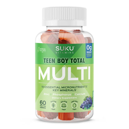 SUKU Teen Boy Total Multi 60 gummies