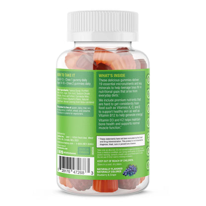 SUKU Teen Boy Total Multi 60 gummies