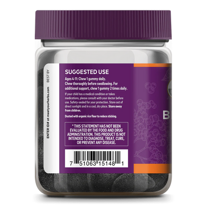 Gaia Black Elderberry Kids Daily Gummies 40 gummies
