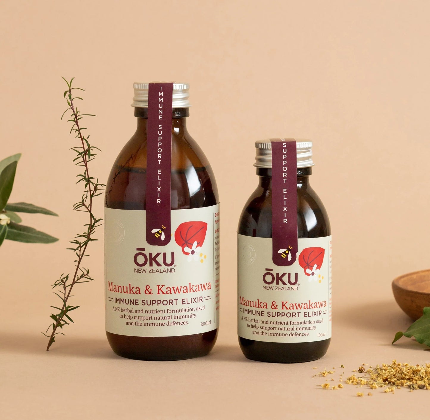 OKU Immune Elixir Manuka&Kawakawa 200ml