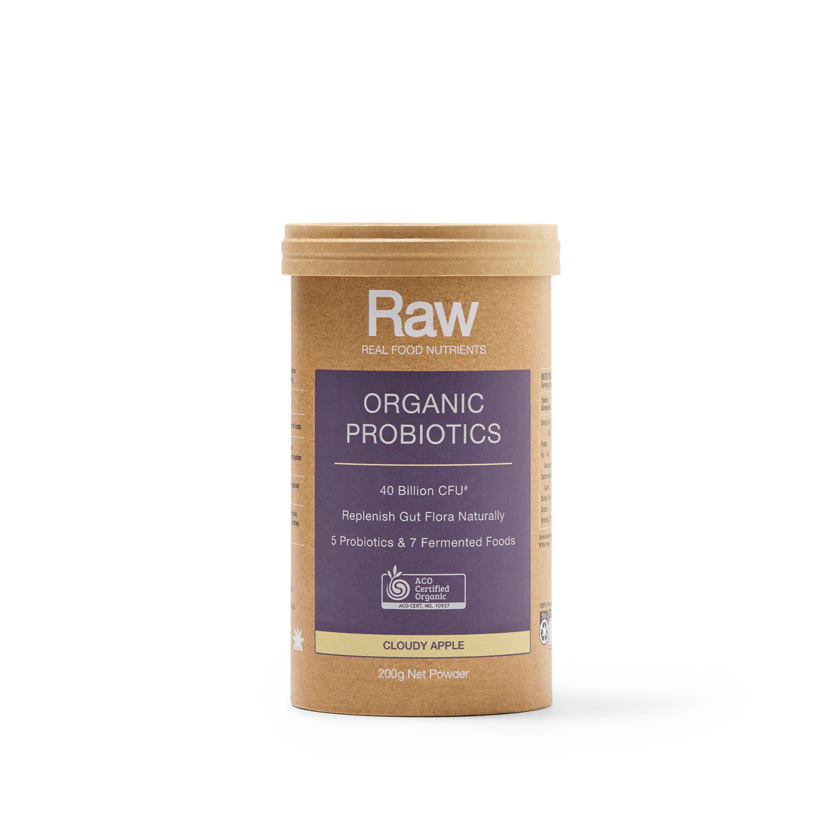 Raw Organic Probiotics Cloudy Apple 100g