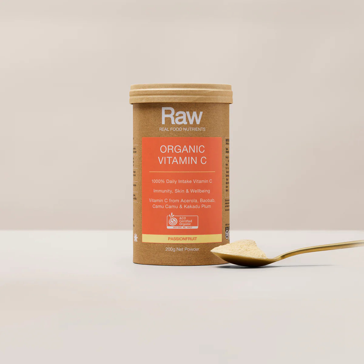 Raw Organic Vitamin C Passionfruit 100g
