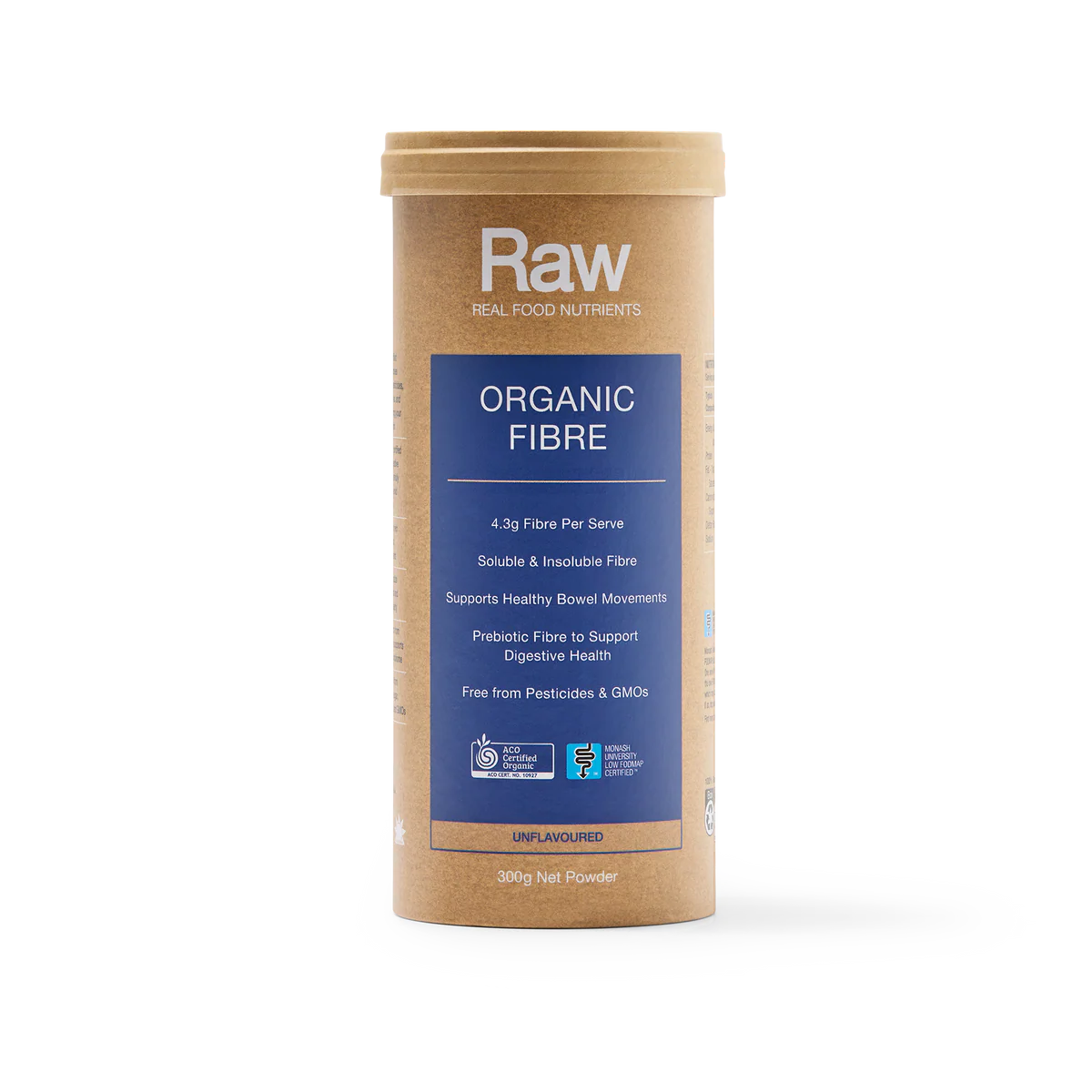 Raw Organic Fibre Unflavoured 300g