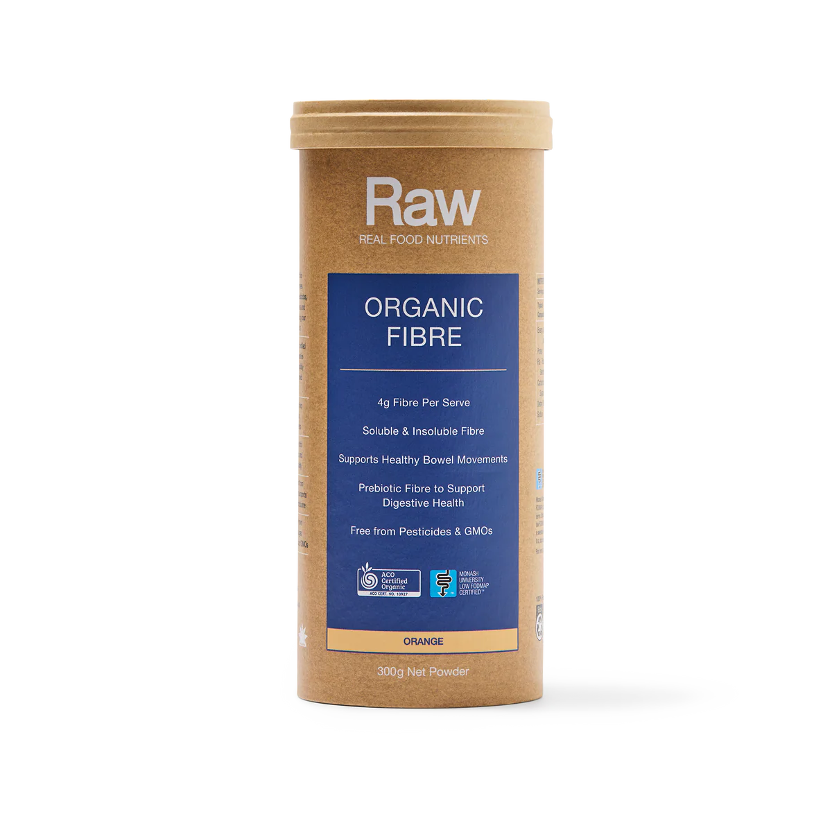 Raw Organic Fibre Orange 300g
