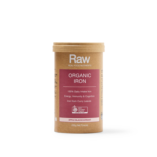 Raw Organic Iron 100g Apple Blackcurrant