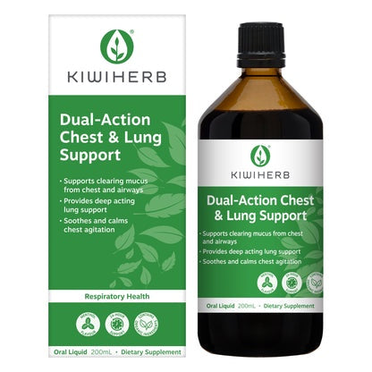 Kiwiherb Dual Action Chest & Lung Support 200ml