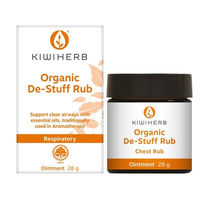 Kiwiherb Organic De-Stuff Rub28g