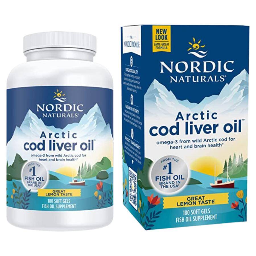 Arctic Cod Liver Oil Lemon 90sg