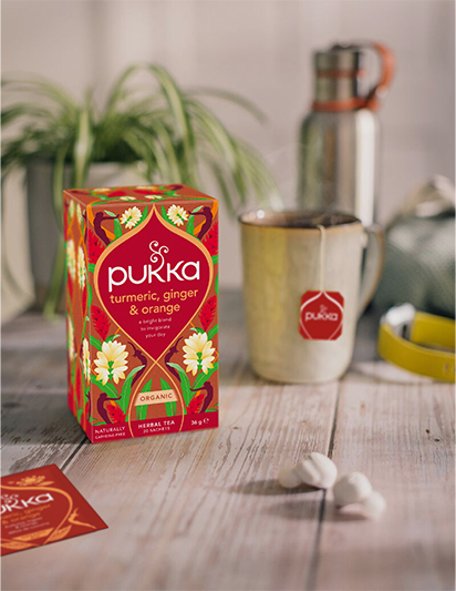Pukka Turmeric, Ginger & Orange Organic Tea, 20 Teabags
